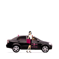 Сайт службы женского такси Miss Taxi